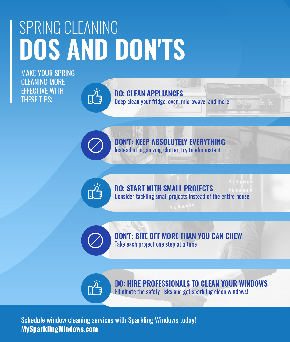 cleaning company do's and don't visual content