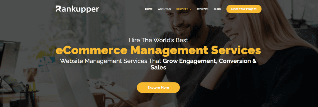 Ecommerce management services at rankupper