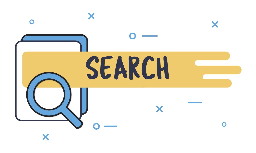 Use internet search engines for research