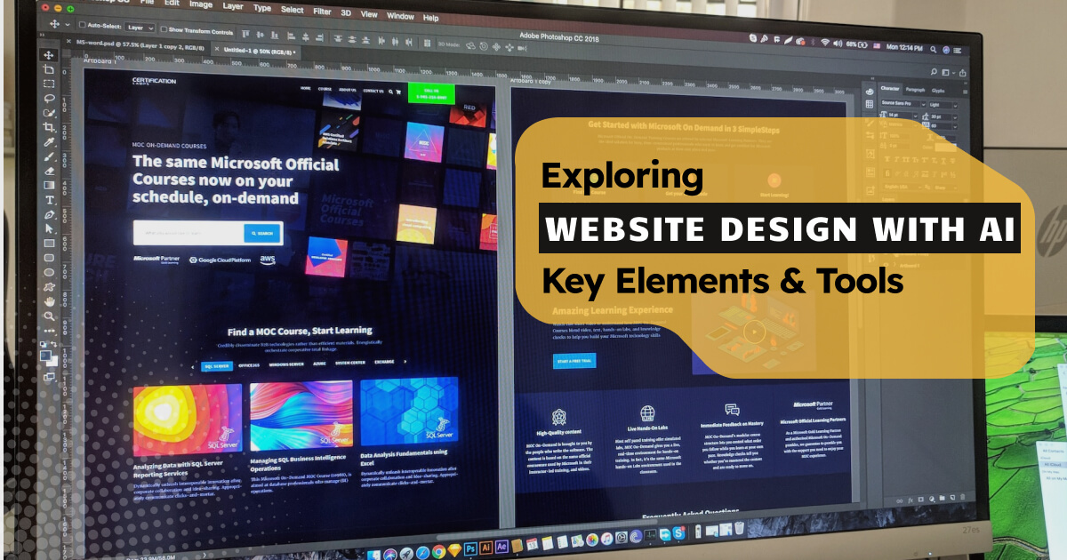 Website Design With AI: Exploring Key Elements and Tools